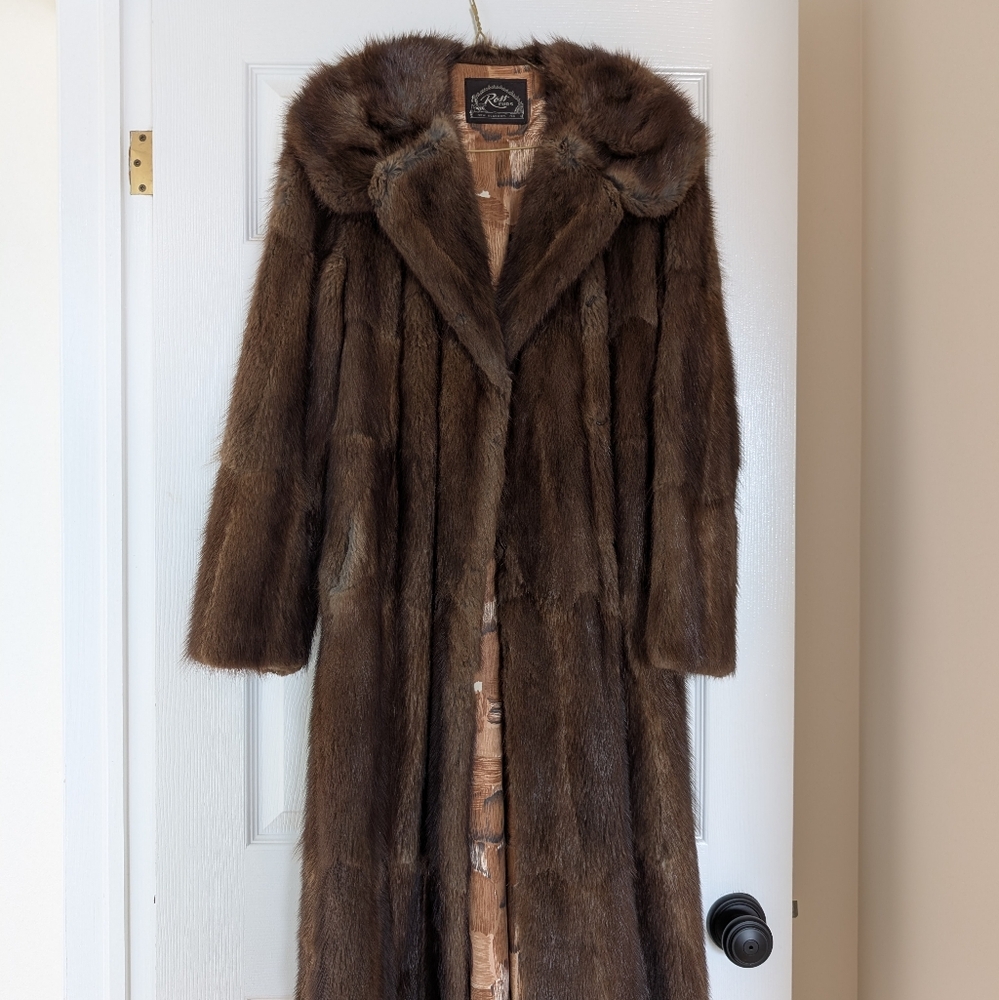 Vintage Mink Fur Coat size S